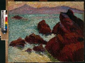 Felsen am Meer bei Agay Nach 1887