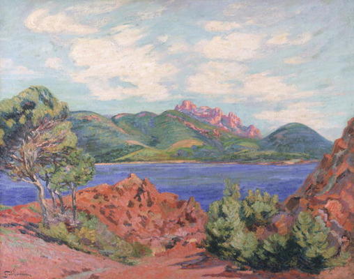 The Bay of Agay, c.1905 (oil on canvas) von Jean Baptiste Armand Guillaumin