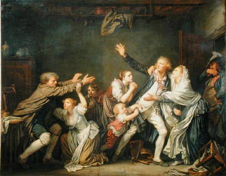 The Father's Curse or The Ungrateful Son von Jean Baptiste Greuze