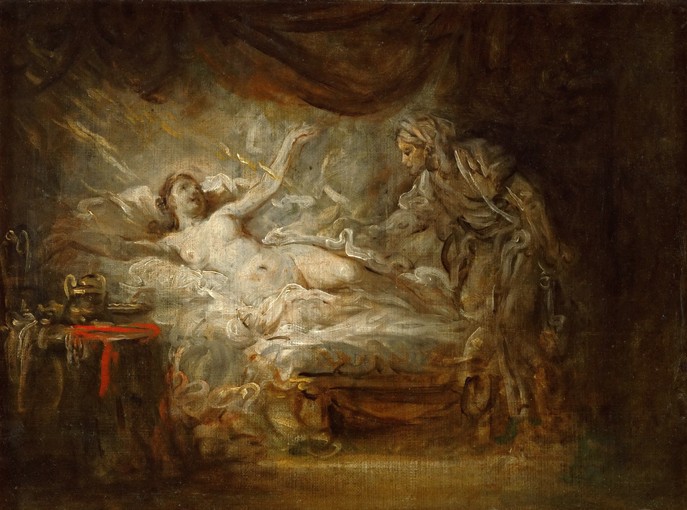 Jupiter und Aegina von Jean Baptiste Greuze