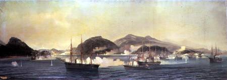 The Second Battle of Shimonoseki, 5th September 1864 von Jean Baptiste Henri Durand-Brager