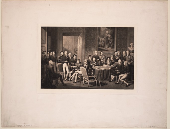 Der Wiener Kongress von Jean-Baptiste Isabey