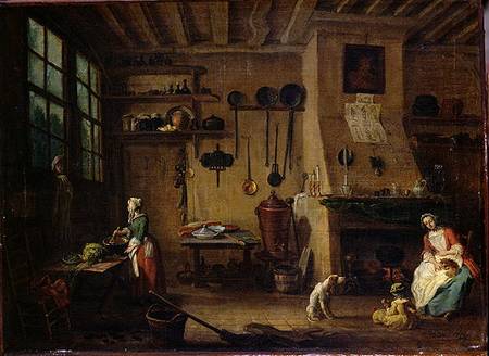 The Bourgeois Kitchen von Jean-Baptiste Lallemand