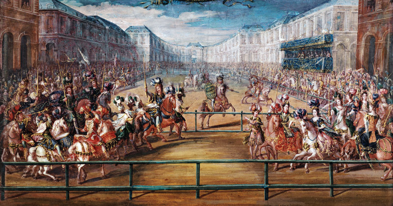 Le pompeux Carrousel des Galantes Amazones des Quatre Parties du monde von Jean-Baptiste Martin