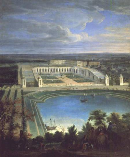 The Orangery and the Chateau at Versailles von Jean-Baptiste Martin