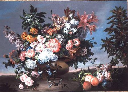 Flowers and Fruit von Jean Baptiste Monnoyer