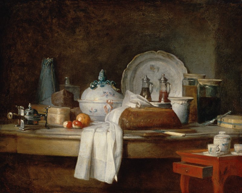 The Officers' Mess or The Remains of a Lunch von Jean-Baptiste Siméon Chardin