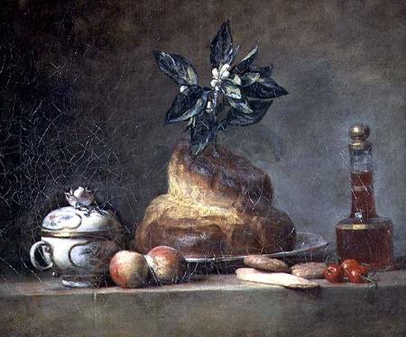 The Brioche or The Dessert von Jean-Baptiste Siméon Chardin