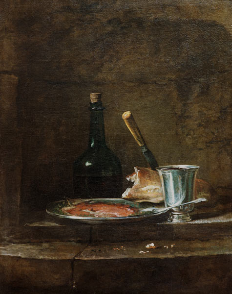 Vorbereitung des Frühstücks von Jean-Baptiste Siméon Chardin