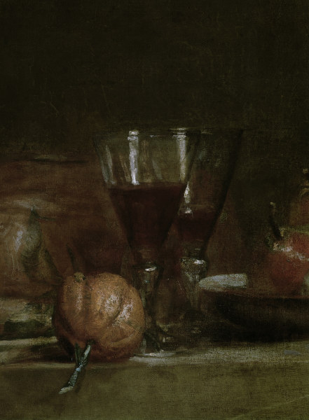 Stilleben mit Olivenglas von Jean-Baptiste Siméon Chardin