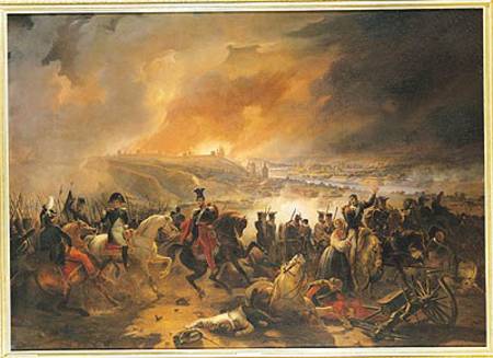 The Battle of Smolensk, 17th August 1812 von Jean Charles Langlois