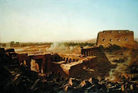 The Battle at the Temple of Karnak: The Egyptian Campaign von Jean Charles Langlois