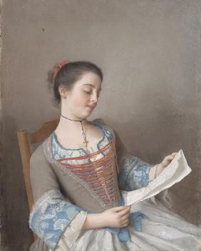 Die Lesende (La liseuse) 1746