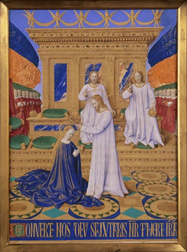 Die Kroenung Mariae von Jean Fouquet