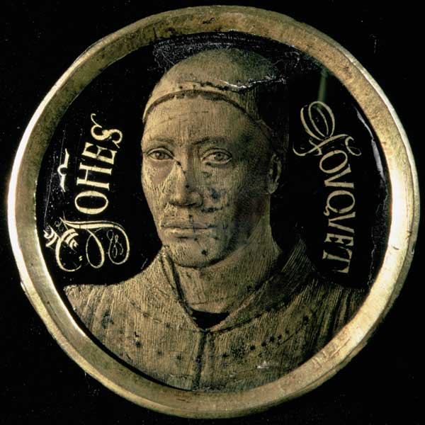 Self portrait medallion von Jean Fouquet