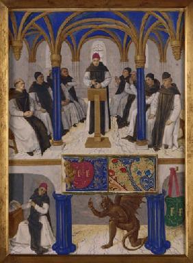 Saint Bernard enseignant 1455