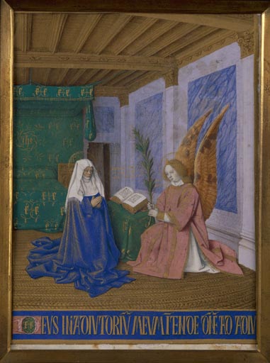 Die zweite Verkuendigung an Maria von Jean Fouquet