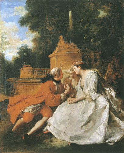 Das Spiel des Pied-de-Boeuf von Jean François de Troy