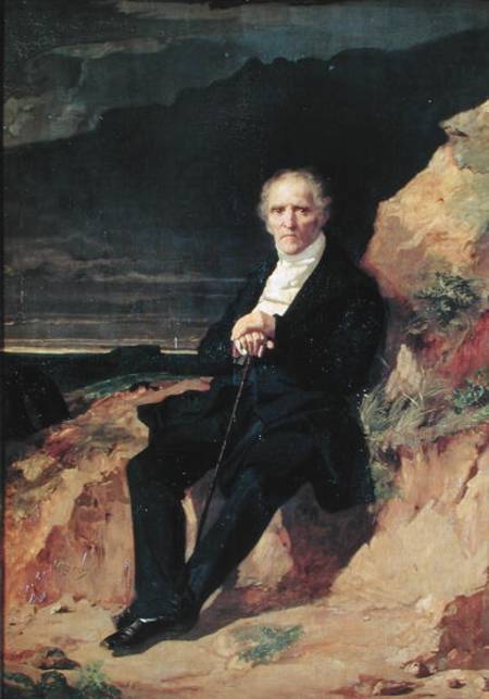 Portrait of Charles Fourier (1772-1837) von Jean Francois Gigoux