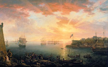 View of Brest Harbour 1796