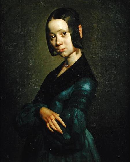 Pauline Ono (1821-44) in Blue von Jean-François Millet