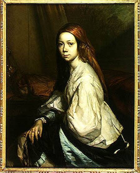 Portrait of Pauline Ono (d.1844) von Jean-François Millet