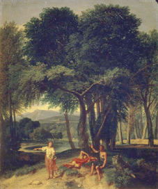 Rast im Wald. von Jean-François Millet