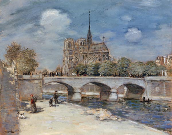 Notre Dame de Paris von Jean François Raffaelli