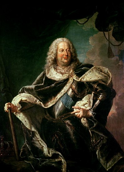 Stanislas Lesczinski (1677-1766) King of Poland von Jean Girardet
