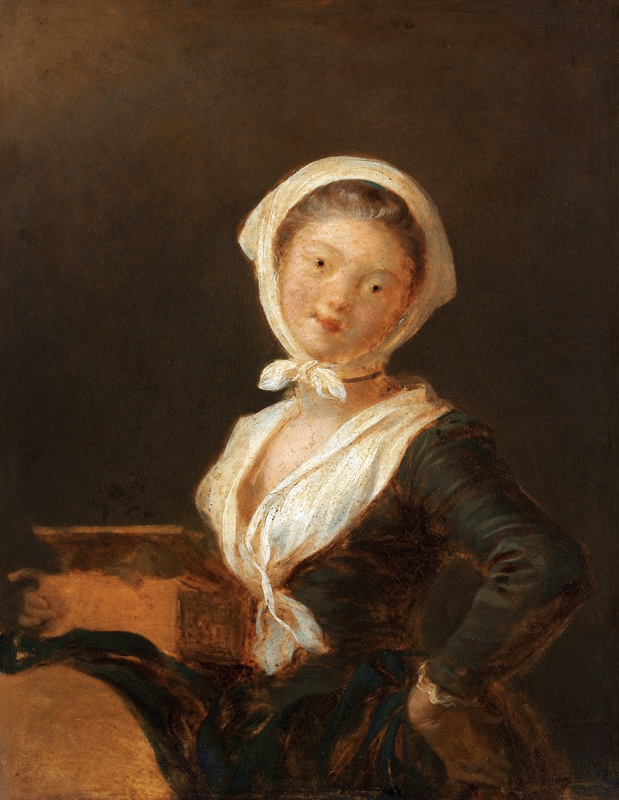 Leierkastenfrau (Eine Savoyardin) von Jean Honoré Fragonard