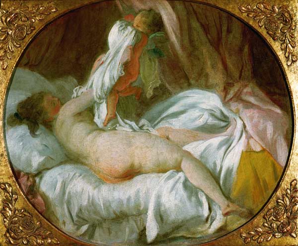The Chemise Removed or The Lady Undressing von Jean Honoré Fragonard
