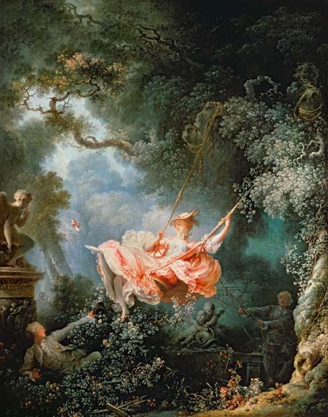 Die Schaukel - Jean Honoré Fragonard