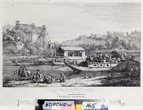 Eine Bootsfahrt auf der Seine 1803