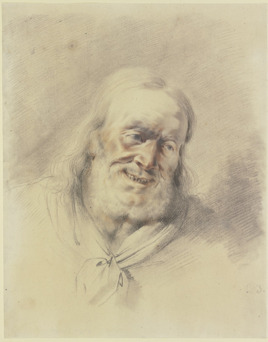 Kopf eines lachenden Alten von Jean Jacques de Boissieu