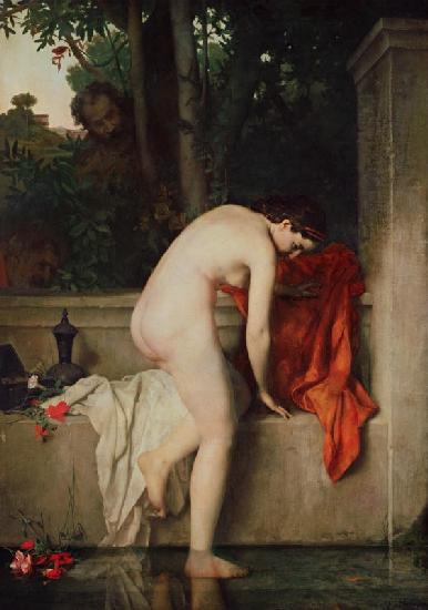 Chaste Susanna, or Susanna Bathing 1865