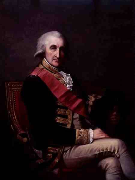 Admiral George Brydges Rodney (1719-92) von Jean Laurent Mosnier