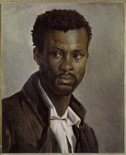 Bildnis eines Schwarzen Mannes von Jean Louis Théodore Géricault