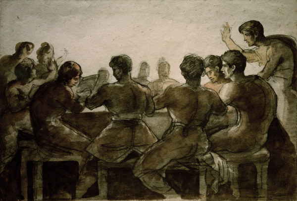 Die Verschwörer (?) von Jean Louis Théodore Géricault