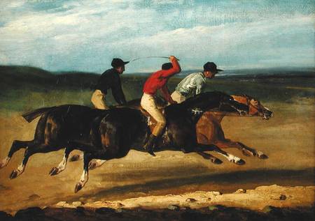 The Horse Race von Jean Louis Théodore Géricault