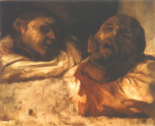 Köpfe von Hingerichteten von Jean Louis Théodore Géricault