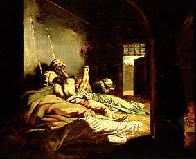 Pestszene (Szene aus dem griechischen Unabhängigkeitskrieg) von Jean Louis Théodore Géricault