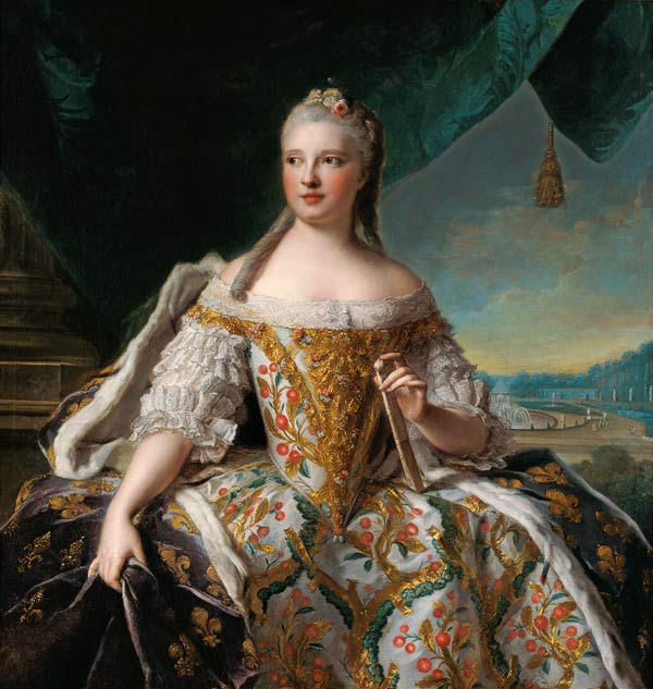 Dauphine Marie-Josephe de Saxe (1731-67) von Jean Marc Nattier