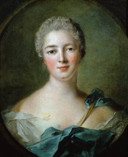 Madame de Pompadour (1721-64) von Jean Marc Nattier