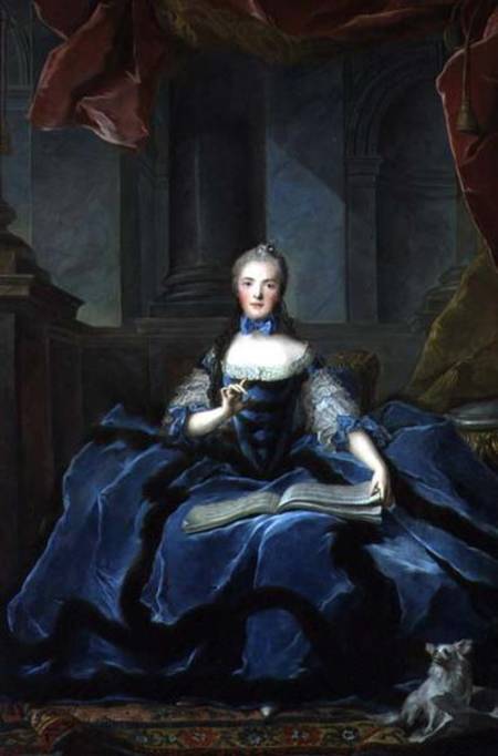 A Portrait of Marie Adelaide (1759-1802) Daughter of Louis XV von Jean Marc Nattier