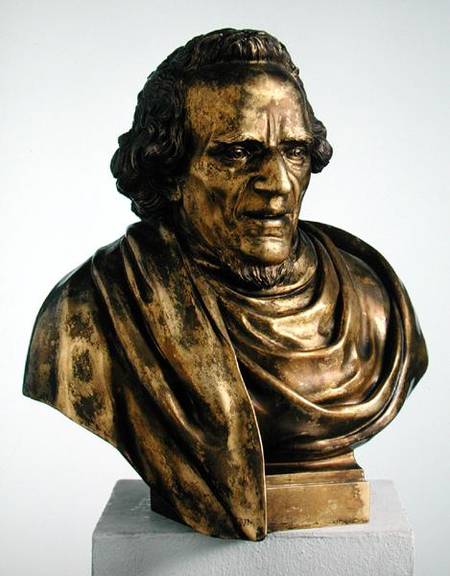 Portrait of Moses Mendelssohn (1729-86) von Jean Pierre Antoine Tassaert