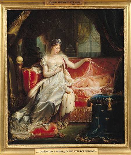 Empress Marie-Louise (1791-1847) and the King of Rome von Jean-Pierre Franque