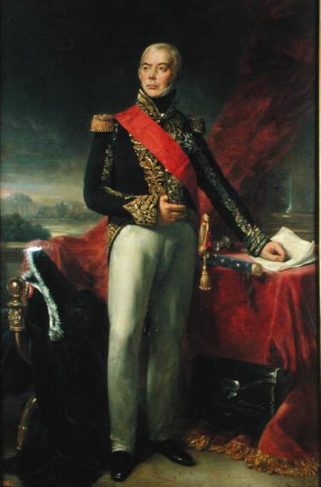 Portrait of Etienne-Jacques-Joseph-Alexandre Macdonald (1765-1840) Duc de Tarente von Jean Sebastien Rouillard