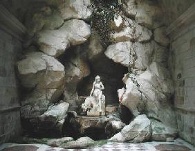The Grotto of the Laiterie de la Reine built in 1