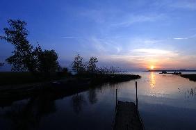 Sonnenuntergang auf der Insel Usedom