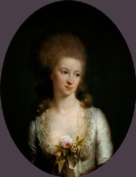 Portrait of Eleonore V. Hennings 18th c.
